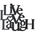 thumbnail image 7 of Tubibu Live Laugh Love metal wall art Metal Wall Word Sculpture, Wall Decor Wall Art (15.75" x 19.25"), 7 of 7