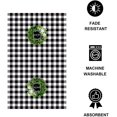 thumbnail image 3 of Decorative Kitchen Towels 18×28 Inch Bless Our Home Quote Absorbent Dish Towels | Tea Towels | Bar Towels Set of 4 Farmhouse Black Plaid Kitchen Hand Towels, 3 of 7