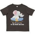 thumbnail image 3 of Inktastic My Titi Loves Me to the Moon and Back Elephant Family Boys or Girls Toddler T-Shirt, 3 of 5