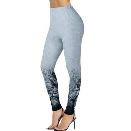 

qipaqil Casual Womens Skinny Pants Pencil Printing Fashion Slim Leggings Waist Elastic Pants Maternity Skirts for Women