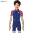 thumbnail image 4 of Trajes de baño térmicos Trajes de baño térmicos Secado rápido Niños Túronos de manga corta Chicos de manga corta Moda para snorkeling Surfing Natación XL 2mm Inevent OD003650-04, 4 of 7