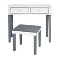thumbnail image 3 of Inspired Home Alexandria 2-Piece Mirrored Vanity Set, Grey, 3 of 6
