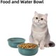 thumbnail image 4 of Ceramic Cat Bowl Cat Food and Water Bowl Kitty Bowl Pet Supplies (300ml, Dark Green), 4 of 4