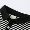 thumbnail image 6 of Boys Polo Shirts Stripes Polo Shirt Boys Casual Blouse Tops Pullover with Short Sleeves 18-24 Months Boys Fashion, 6 of 9