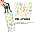 thumbnail image 4 of Yayeee 20oz Insulated Water Bottle Double Wall Stainless Steel with Flip Straw Lid, Colorful Easter Eggs, 4 of 7