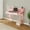 Pink, variant on Modern Designs by Crafts and Comfort Roma Elegant Writing Desk - with Storage, Cable Holes & Drawers - Great for use as Workstation and Writing for Students in Bedroom or Dormroom - Pink