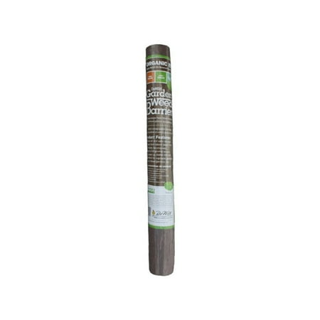 DeWitt Garden Weed Barrier Natural Paper Mulch, Organic Ground Cover Mat, 3 x 300 Feet