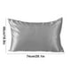 thumbnail image 4 of Funda de almohada de seda de hielo - pack de 2, funda aislante de fibra de poliéster para núcleo de almohada, transpirable y que absorbe el sudor, 48x74cm, gris azul, rosa verde, 4 of 7