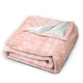 thumbnail image 4 of Pink Textured Background Throw Blanket, Anti-Pilling Ultra-Soft Micro Fleece Cover Blanket for Bed Sofa, for All Seasons, 40"x30", 4 of 9