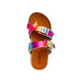 thumbnail image 4 of Kensie Girl Colorful Footbed Sandals (Little Kid Sizes) - Multicolored, 4, 4 of 6