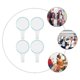 thumbnail image 3 of 4Pcs Dry Erase Answer Paddle White Board Single Sided Paddles Mini Dry Erase Answer Paddles, 3 of 4