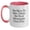 White/Pink, variant on Funny Manager Gifts from Friends - Be Nice To Me. I May Be Your Manager One Day. Two Tone Coffee Mug for Graduation, Unique Gifts for Men or Women, Coworkers, Family