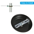 thumbnail image 3 of Uxcell 4" Light Crossbar Kit, Universal Light Fixture Mounting Bracket with 1/8IP Tap Center Hole, Silver Tone 6 Set, 3 of 5