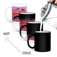 thumbnail image 4 of 3drose, Colorful Wreath with Typography Be Awesome Today, 11oz Magic Transforming Mug, 4 of 7
