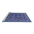 thumbnail image 2 of Ahgly Company Machine Washable Indoor Rectangle Persian Blue Traditional Area Rugs, 2' x 4', 2 of 4