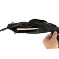 thumbnail image 4 of Bolso bandolera Innturt de nailon para viajes al gimnasio (negro), 4 of 7