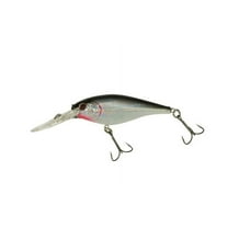 Berkley Flicker Shad Fishing Lure, Black Silver, 3/16 oz