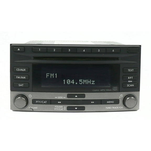 Restored 2008-2011 Subaru Impreza AM FM Radio mp3 CD XM Capability 86201FG600 CZ601U1 (Refurbished)