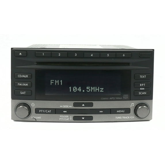 Restored 2008-2011 Subaru Impreza AM FM Radio mp3 CD XM Capability 86201FG600 CZ601U1 (Refurbished)