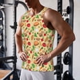 thumbnail image 5 of Pofeuu Herb Of Burger Print Men's Workout Tank Tops Sleeveless Muscle Gym Shirt Quick Dry-Medium, 5 of 7