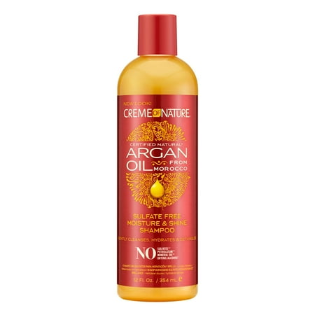 Creme of Nature Argan Oil Sulfate Free Moisture & Shine Shampoo, 12 oz