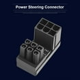 thumbnail image 5 of ATX 6Pin Male to Female 180 Degree Angled Power Connector Adapter for GPU Graphics Card (RVS B), 5 of 7
