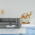 thumbnail image 2 of Figura decorativa de pollo, estatua de camello, adorno de escritorio de resina, animal coleccionable, ideal para regalar o decorar la oficina o el, 2 of 8