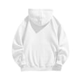 thumbnail image 3 of Oversized Sweatshirt For Men Full Zip Up Winter Cotton Solid Color Hoodies Heavyweight Hooded Jacket With Pocket, 3 of 8