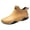Brown, variant on Womens Mens Ankle Rain Boots Waterproof Non Slip Unisex Rubber Water Shoes Wide Toe Work Short Mud Booties for Gardening Fishing Farming Camping Beige 7.5