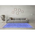 thumbnail image 3 of Ahgly Company Machine Washable Indoor Rectangle Oriental Blue Traditional Area Rugs, 2' x 3', 3 of 4