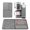 Grey, variant on Food Grade Elastomer Kitchen Mat Multiple Functional as Drop Tray and Drying Rack with Not Slip Base Dishwasher Safe