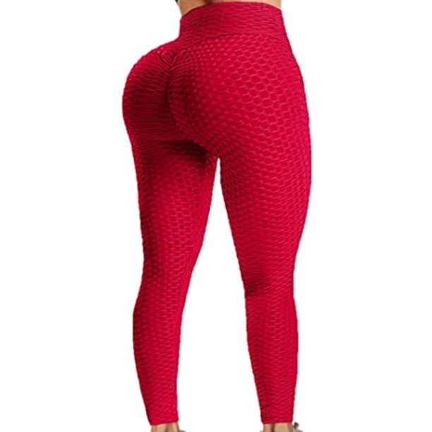 Fittoo FITTOO High Waist Textured Workout Leggings Booty Scrunch Yoga