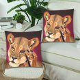 thumbnail image 2 of ABPHQTO Lioness Fundas de almohada Fundas de almohada Impresión a dos caras 45x45 cm, juego de 2, 2 of 2