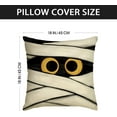 thumbnail image 6 of Halloween Pillow Covers Jack O Lantern Throw Pillow Case Spooky Face Mummy Black Cat Fran.kens-tein Decor Halloween Decorations for Home Party, 6 of 6