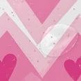 thumbnail image 4 of Yayeee Shower Curtain with Hooks 72"x72" Waterproof Fabric Bathroom Hanging Decor, Heart Geometric, 4 of 5