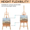 thumbnail image 6 of MEEDEN Wooden Easel Stand for Painting, Studio Easel with Artist Tray, Beech Wood Art Easel for Adults, Holds Canvas up to 48", 6 of 7