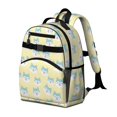 thumbnail image 2 of Cute Cat Face Yellow Pattern Cute School Backpack Bag for School with Padded Back and Adjustable Shoulder Straps 15.25"x11.5"x5.25", 2 of 5