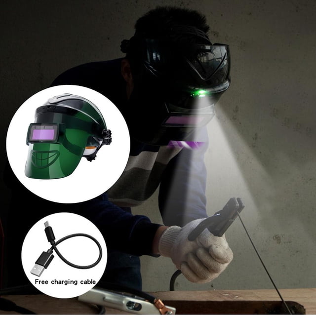 Casco de soldadura perfecl ajustable con Ventilador de refrigeración incorporado