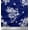 Midnight Blue, variant on Soimoi Cotton Duck Fabric Leaves, & Rose Floral Printed Fabric 1 Yard 42 Inch Wide