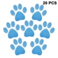 thumbnail image 1 of 20 pegatinas antideslizantes para bañera, adhesivo con forma de huella de pata, color azul., 1 of 5