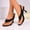 Black, variant on Suede Stiletto Heel Thong Sandals for Women Open Toe Slingback Kitten Heels with Ankle Strap Summer Fashion Flip Flops Heels Brown 5.5(36)