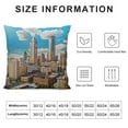 thumbnail image 5 of TIAOTIAOHOU USA City Atlanta Cushion Cover City of Pillow Case City Landscape Pillows Nursery Decor Modern Linen Sofa Pillowcase for Sofa Chair Car, 5 of 5