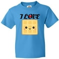 thumbnail image 3 of Inktastic Waffle Lover I Love Waffles Youth T-Shirt, 3 of 5