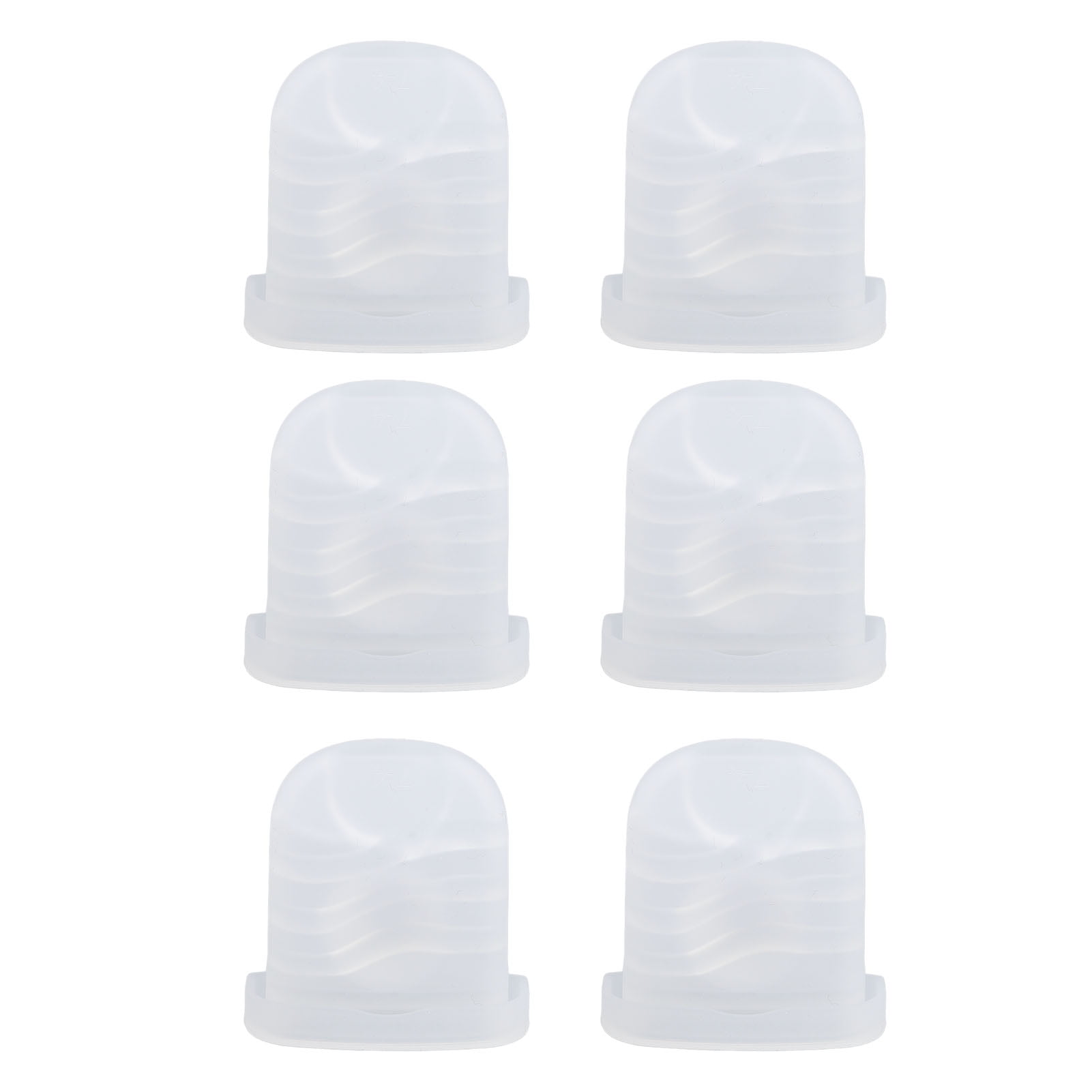 6-Piece Premium Silicone Breast Pump Diaphragms Replacement Parts, Anti-Backflow Vacuum Suction Bowls Compatible with S32 Wearable Breastpumps (1.97 x 1.97 x 0.79 inches / 5 x 5 x 2 cm)
