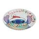 thumbnail image 4 of Set 6 Platos Trinche o Llanos Redondos de Porcelana Resistente, Diseño Stitch Navideño Falalala, Disney Clásicos, Juego de Platos 23 cm, 4 of 9