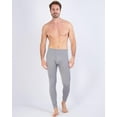 thumbnail image 4 of Real Essentials 3 Pack: Men's Thermal Underwear Base Layer Fleece Lined Pants with Fly - Long John Bottom(Big & Tall), 4 of 5