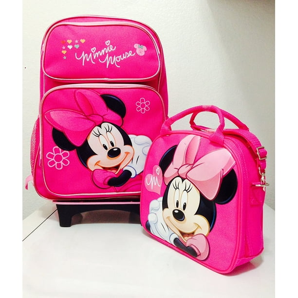Disney Minnie Mouse Rolling Backpack with Detachable