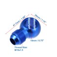 thumbnail image 4 of 2uds 16,5mm Combustible Banjo 8AN Macho Adaptador para Coche Combustible Aceite Bomba Azul, 4 of 6