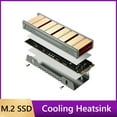 thumbnail image 1 of Disipador De Calor De Refrigeración Disipador térmico de disco duro de estado sólido NVMe/NGFF 2280 M.2 SSD Radiador con almohadillas térmicas, 1 of 8