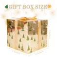 thumbnail image 2 of Cajas de regalo JWSCYSY, 4 unidades, 22 x 22 x 22 cm, diseños navideños, 2 of 7